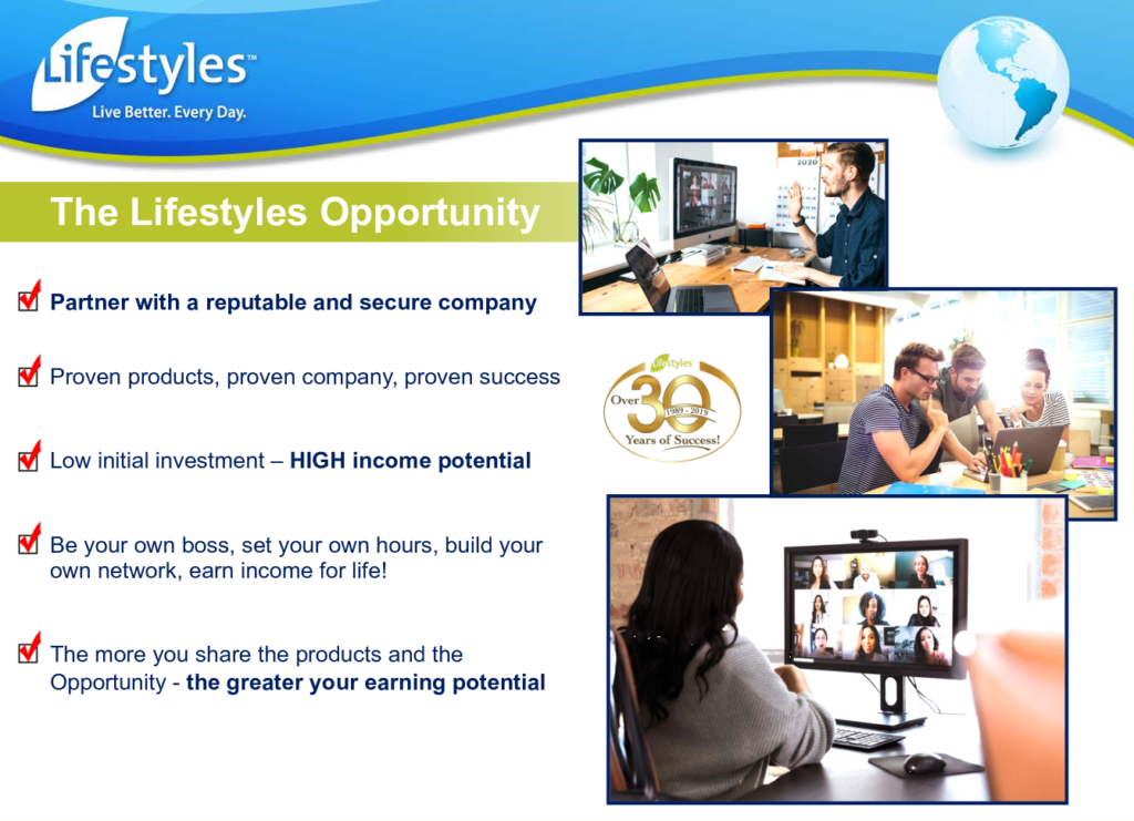 Lifestyles Opportunity for extra income